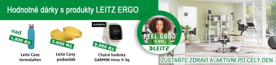 Získejte krásné dárky za nákup produktů Leitz Ergo!