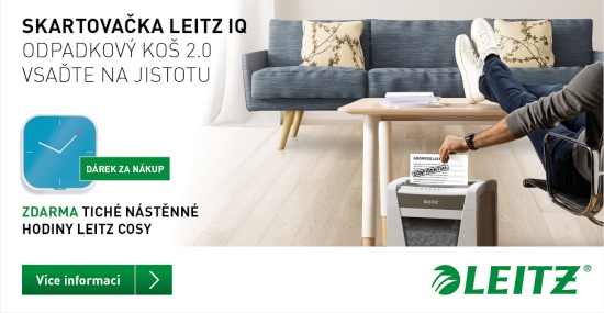 Získejte dárky za nákup skartovaček Leitz IQ!