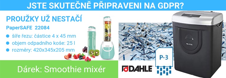 Skartovačka Dahle a Smoothie mixér ZDARMA!