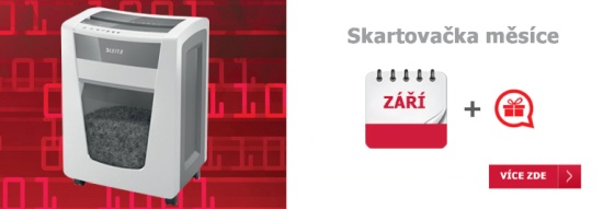 Skartovačka měsíce září s dárkem!