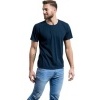 Pánské triko CityZen, krátký rukáv, kulatý výstřih, navy, XL