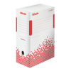 Archivační krabice Esselte Speedbox, 150 mm, bílá/ červená