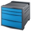 Zásuvkový box Esselte Europost VIVIDA 4 zásuvky, modrý