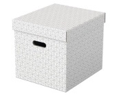 lon box Esselte Home, krychlov, bl, 3 ks