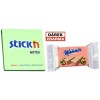 Samolepic bloek Stickn 76x76 mm, zelen, 3 ks - Akce