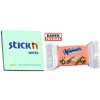 Samolepic bloek Stickn 76x76 mm, modr, 3 ks - Akce