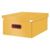 Krabice Leitz Click-N-Store Cosy, velikost L, žlutá