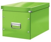 Krabice Leitz Click-N-Store WOW, tvercov L, zelen