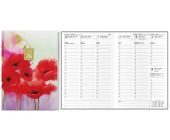 Diář Oskar, týdenní, A5, lamino, Máky 2026