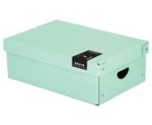 lon krabice Pastelini 35,5x24x9 cm, lamino, zelen