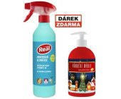 Dezinfekn prostedek Real 500 ml, univerzln, 4 ks - Akce