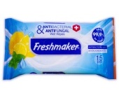 Vlhen ubrousky Freshmaker, antibakteriln, 15 ks