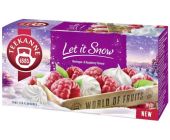 aj Teekanne Let it snow, snhov pusinka a malina