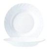 Hluboký talíř, tvrzené sklo Opal, průměr 22,5 cm, 6 ks
